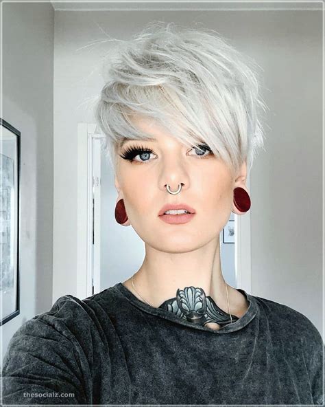 50 Best Short Hair Women Style Short Silver Hair Short Hair Styles