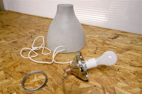 Ikea Hack How To Make A Modern Concrete Pendant Lamp Curbly Diy