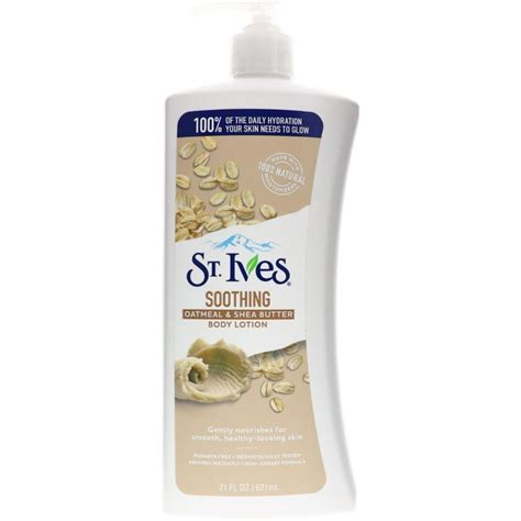 4 Pack St Ives Soothing Oatmeal And Shea Butter Body Lotion 21 Oz