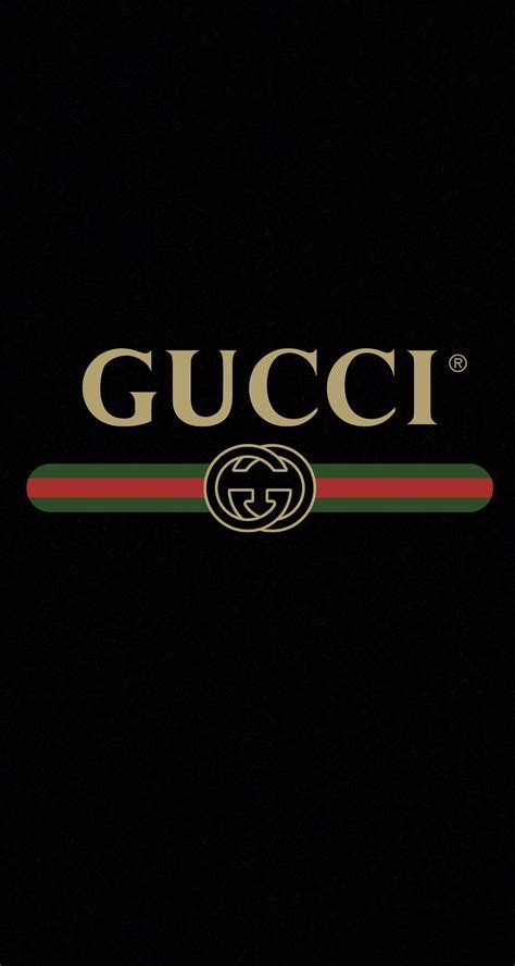 Πανωφόρι Μαραίνω Ατομα της τρίτης ηλικίας Gucci Logo Wallpaper