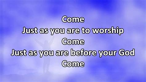 Explain your version of song meaning, find more of the angels lyrics. Come Now Is The Time To Worship - Instrumental with Lyrics ...