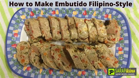 how to make embutido meatloaf filipino style youtube