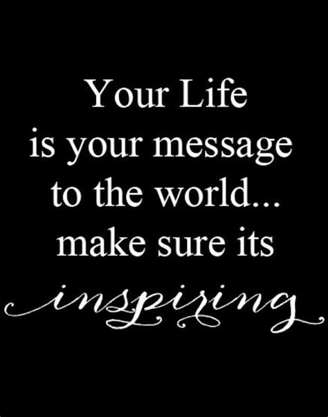 Items Similar To Your Life Is Your Message To The World Make Sure Its