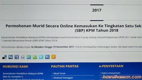 Sbp sesi 2020 tingkatan 4. Permohonan Online Tingkatan 1 Sekolah Berasrama Penuh (SBP ...