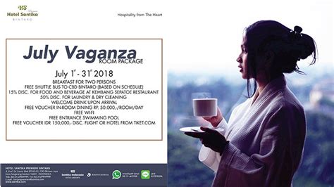 July Vaganza Persembahan Hotel Santika Premiere Bintaro