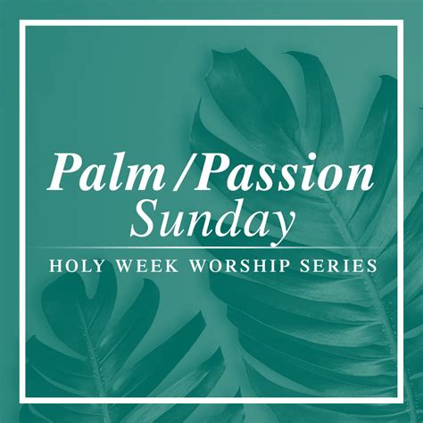 Many people around the world observe holy week as a time for somber reflection of the impacts of his absolute, personal sacrifice for us. Discipleship Ministries | Palm/Passion Sunday, Year A ...