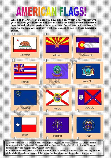 American Flag History Worksheet