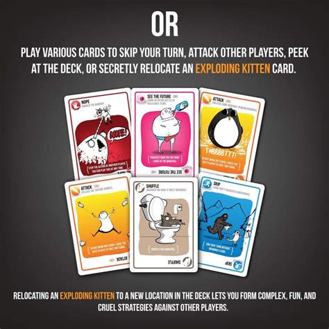 Exploding Kittens Nsfw Deck Board Game Supply