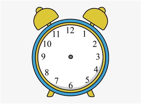 Clock Clip Art Alarm Clock No Hands Transparent Png 449x524 Free