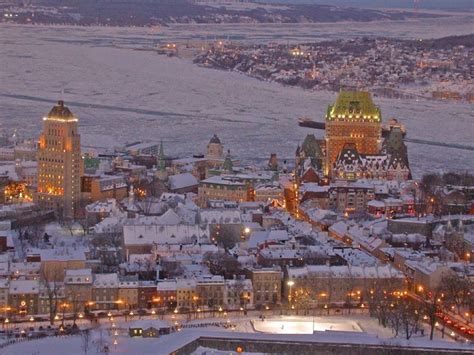 Christmas Time In Quebec Qc Christmas Quebec Canada Winter Hd