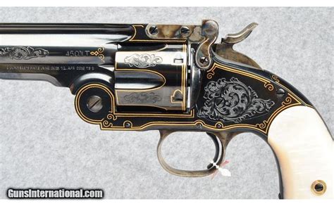 A Uberti Schofield 2nd Model Engraved In 45 Colt