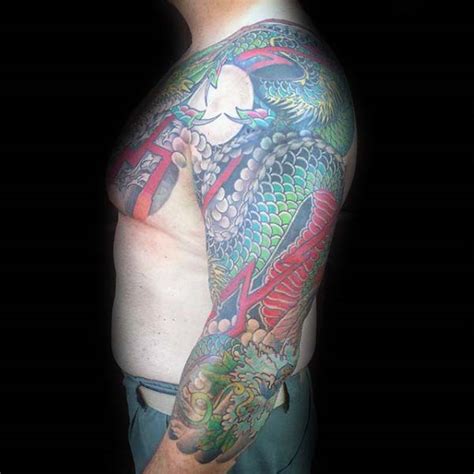 Japanese tattoo dragons represent an art form, and allow people to broadcast who they are. 90 Japanese Dragon Tattoo Designs For Men - Manly Ink Ideas