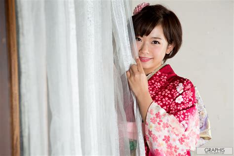 Japanese Women Women Asian Mana Sakura Pornstar Jav Idol Smiling Women Indoors Dark Hair