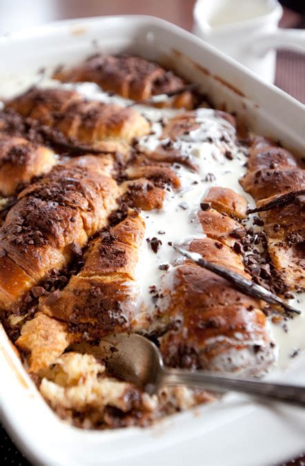 Chocolate Croissant Bread And Butter Pudding Just Easy Recipes
