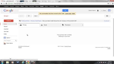 How To Remove A Conversation From Gmail Internet Help Youtube