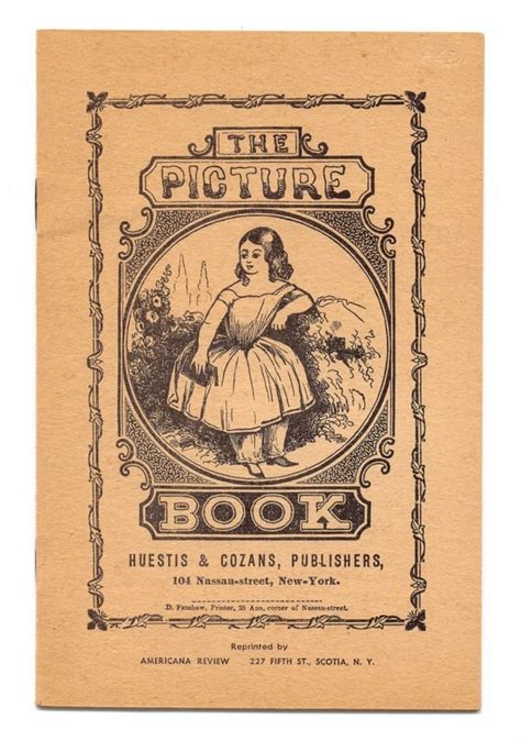 Antique 1800s Picture Book For Children