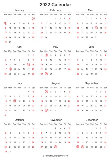 2022 Uk Calendar Printable Free Printable Calendars Images