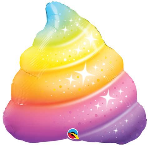 Unicorn Rainbow Poop Sparkles Supershape 30 Its My Party