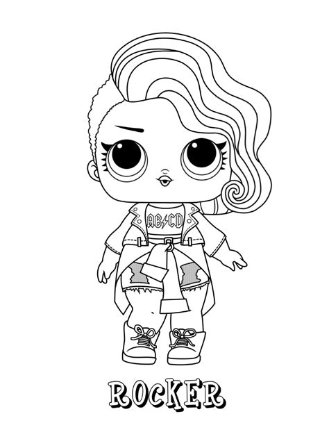 Lol Dolls Coloring Pages Free Printable Coloring Pages For Kids