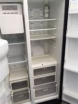 Black Fridge Freezer With Ice Dispenser Photos