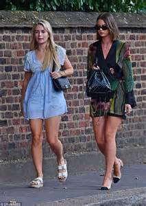 Lottie Moss Shows Off Her Legs In Mini Dress With Friend In Chelsea
