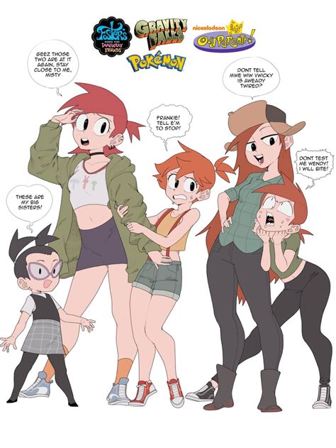 Misty Frankie Foster Wendy Corduroy Vicky And Tootie Pokemon And More Drawn By