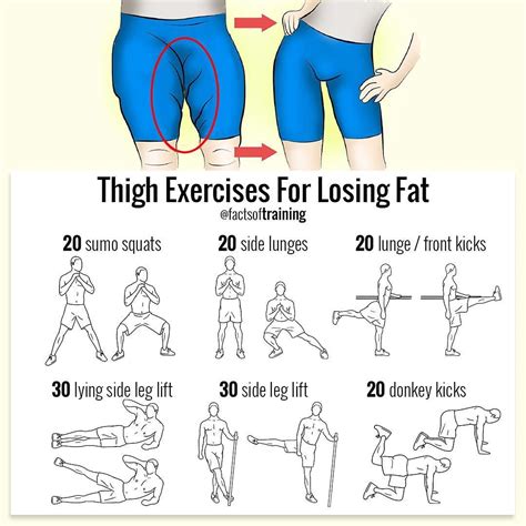 Image Result For Factsoftraining Thigh Exercises Workout Leg Workout