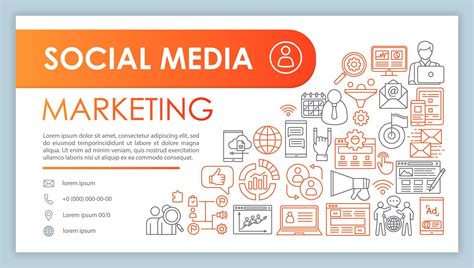 Smm Web Banner Business Card Template Social Media Marketing Company
