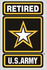 Photos of Army Retired Sticker