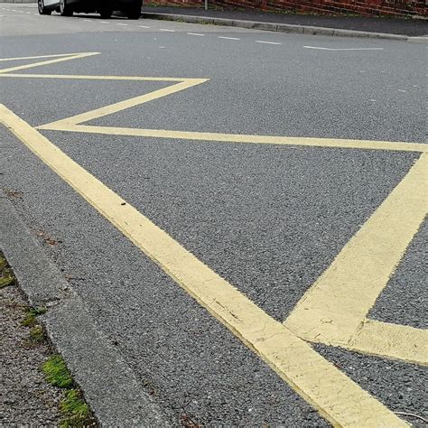 Yellow Zigzag Lines Outside School Means