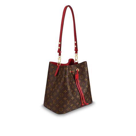 Luxury Monogram Canvas And Leather Handbag Neonoe Louis Vuitton