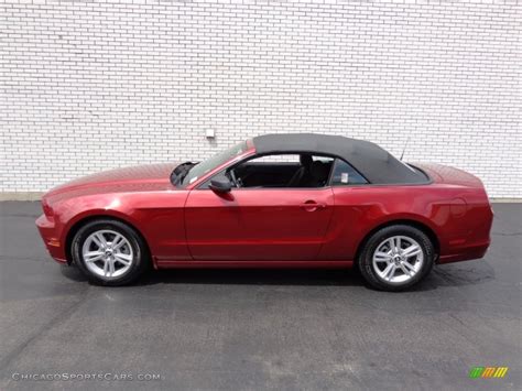 2014 Ford Mustang V6 Convertible In Ruby Red Photo 19 205750