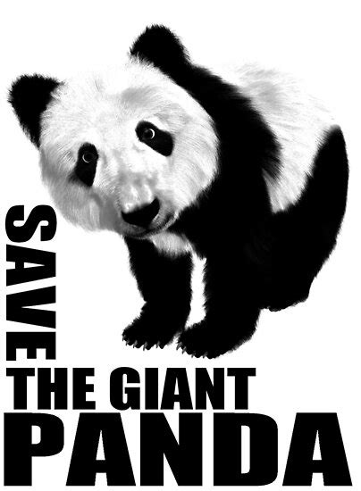 Save The Giant Panda Posters By Truthtopower Redbubble
