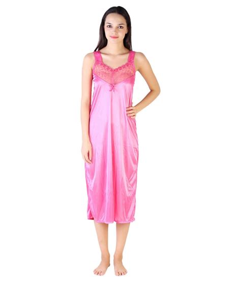 Buy Imoda Pink Satin Nighty Online At Best Prices In India Snapdeal