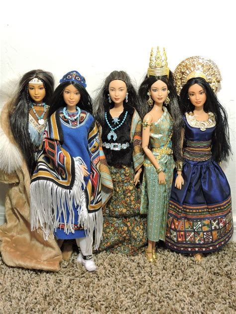 native american indian barbie dolls doll bvg