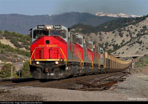 Ur 5001 Utah Railway Company Mk50 3 At Spanish Fork Canyon Utah By