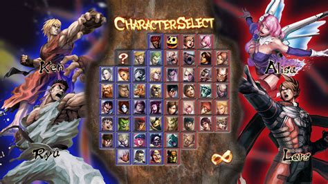 Street Fighter X Tekken Alternate Select Screen By Mrjechgo On Deviantart