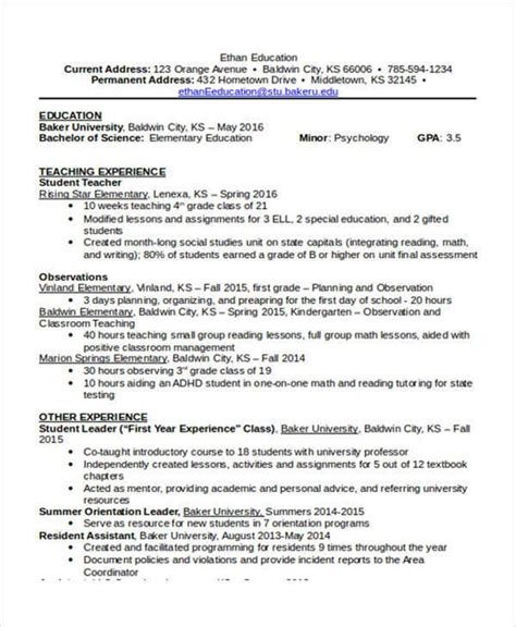 The goal of any teacher resume is to conduct an effective knowledge transfer, letting whether writing a resume for special education, preschool, middle school, or high school. 15+ Basic Education Resume Templates - PDF, DOC | Free & Premium Templates