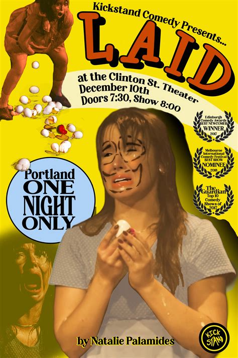 Natalie Palamides: LAID Tickets | Clinton Street Theater | Portland, OR