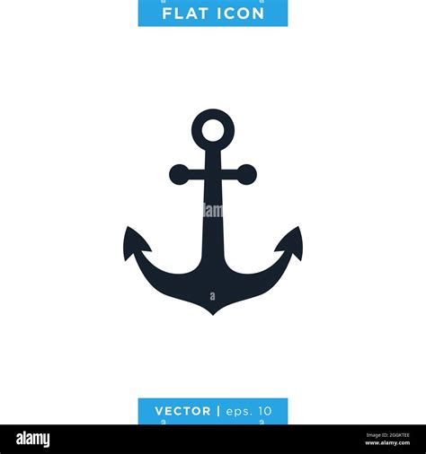 Anchor Icon Vector Stock Illustration Design Template Editable Vector