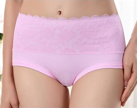 Kl1023 Brand Women Panties Lace Patchwork Soft Cotton Hip Up Sexy Lingerie Quality Briefs Bragas