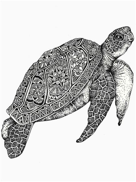 Maching Tattoos Mandalatattoo In Turtle Art Turtle Painting