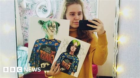 The Teenager Who Drew Billie Eilish For Vogue Bbc News