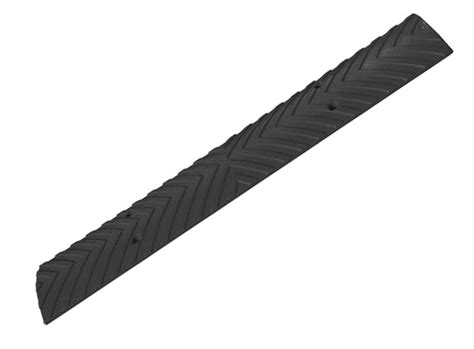 Rubber Rumble Strip 500mm Black Image Extra