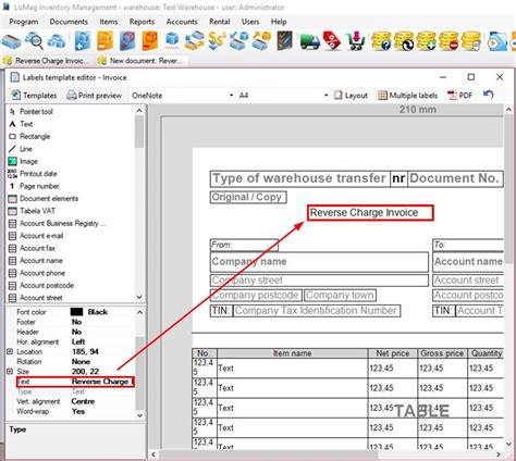 Sending an invoice email template. Reverse charge Invoice Instruction Manual