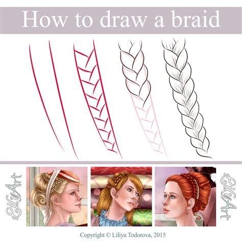How To Draw A Braid By Lilyt Art On Deviantart