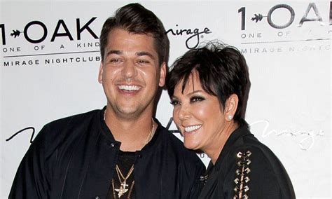 Kris Jenner Speaks Out About Son Rob S Health Scare Daily Mail Online
