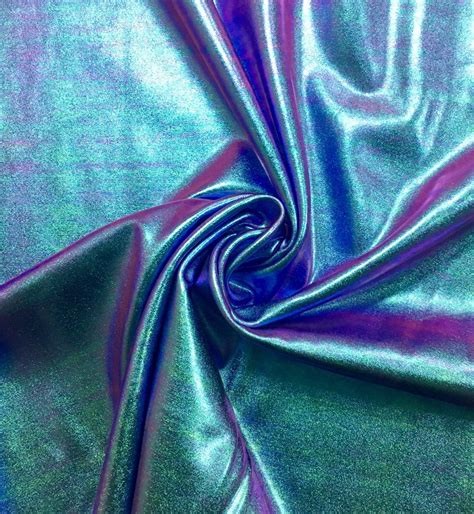 Iridescent Foil Tricot Spandex | Made-To-Order | Pine Crest Fabrics