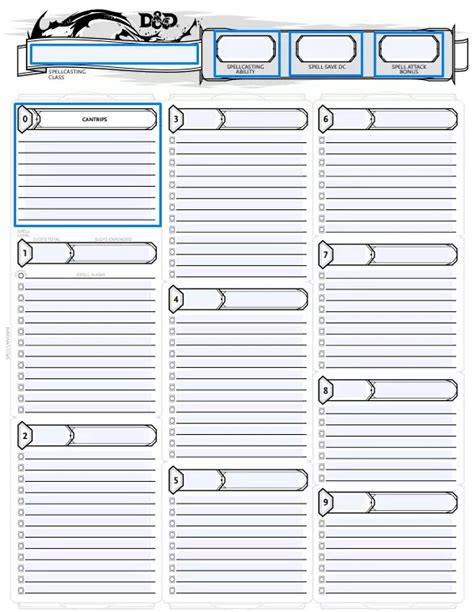 Dnd Character Sheet Pdf Form Fill Out And Sign Printable Pdf Template