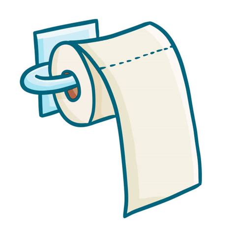 Clip Art Of A Funny Toilet Paper Illustrations Royalty Free Vector Graphics And Clip Art Istock